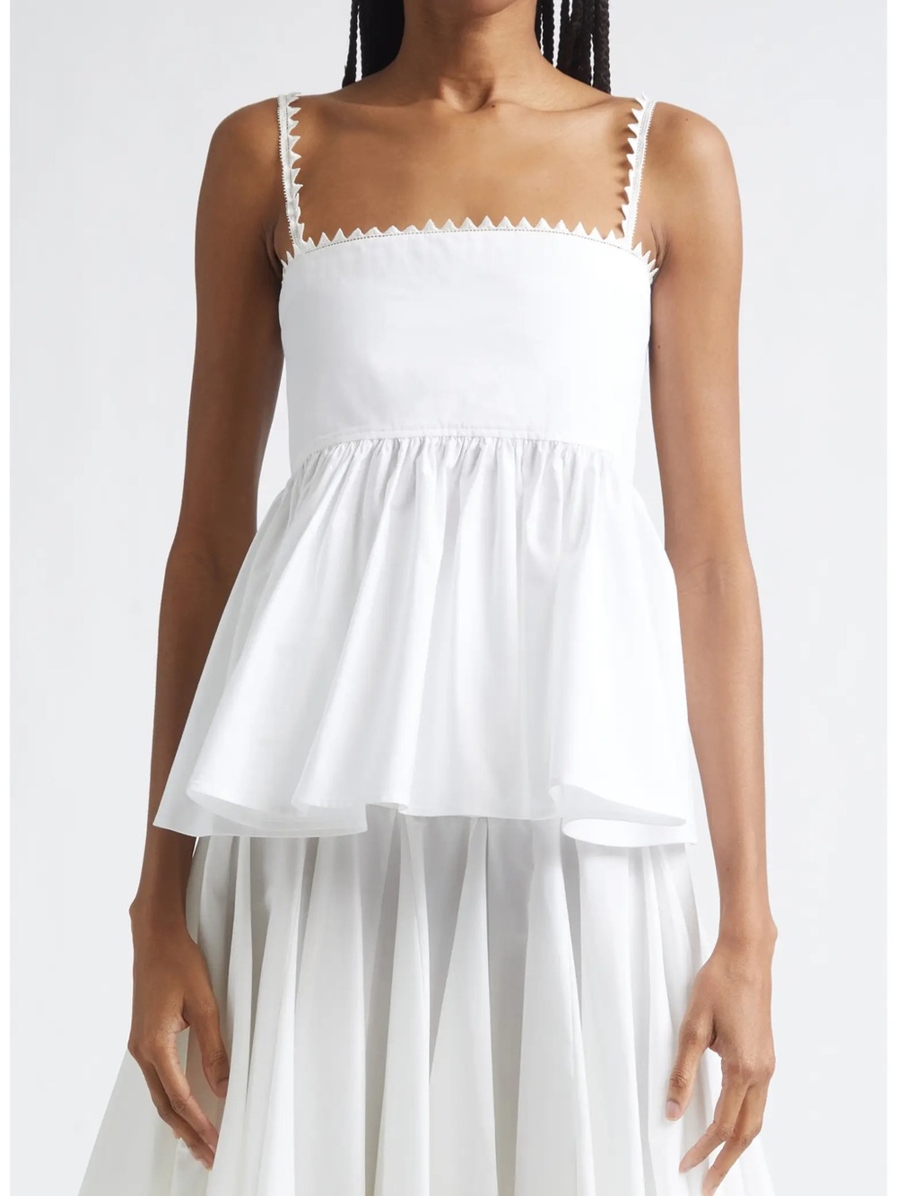 Jacquemus The Traversin Cotton Poplin Camisole Top
